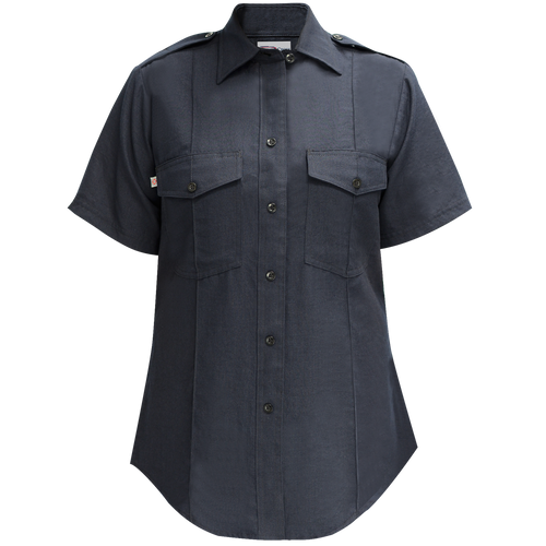 NFPA Compliant Women's Nomex Short Sleeve Shirt - LAPD Navy