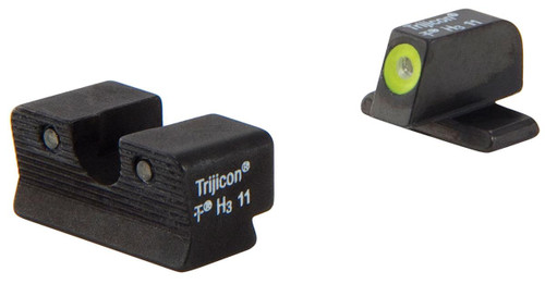 Trijicon HD Springfield XD-S HD Night Sight Set - Yellow Front Outline
