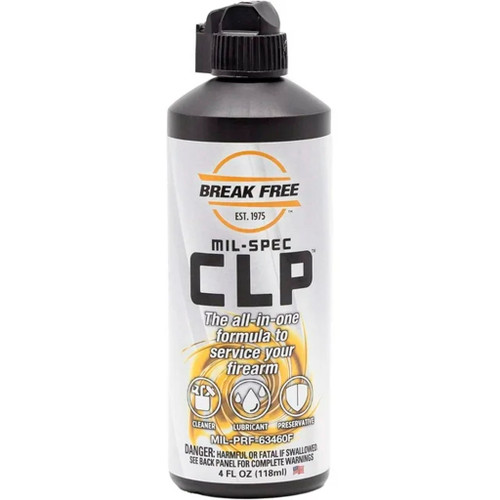 Break Free Mil Spec CLP Gun Oil 4 oz Squeeze Bottle