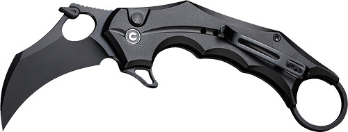 BLACK ALUMINUM/BLACK V-BLADECIVIVI KNIFE INCISOR II 2.02" 