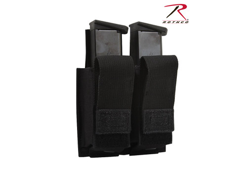 Rothco MOLLE Double Pistol Mag Pouch With Insert