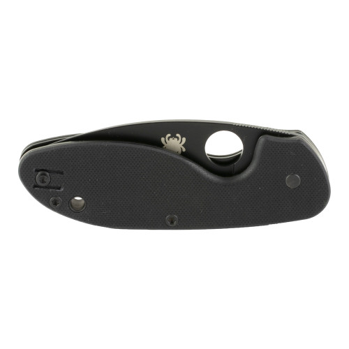 SPYDERCO EFFICIENT G-10 BLACK PLAINE