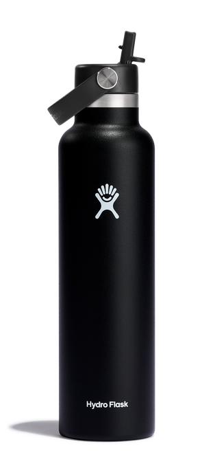 Standard Mouth 24oz Insulated Water Bottle w/ Flex Straw