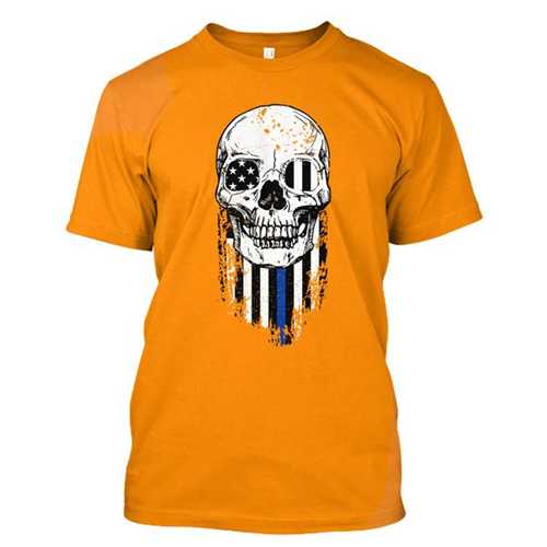 T-Shirt - Halloween Thin BLUE Line