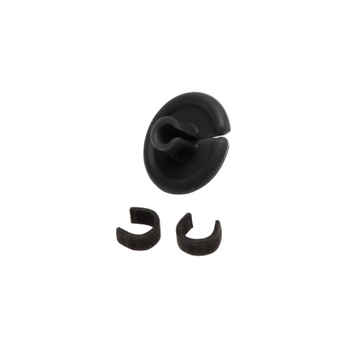 October Mountain String Love 2.0 Kisser Button Black 25 pk.