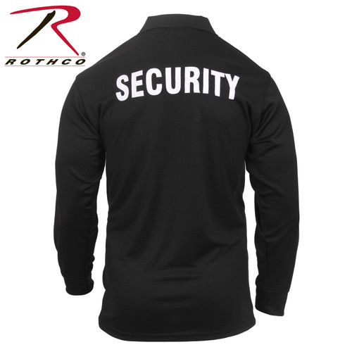 Rothco Moisture Wicking Long Sleeve Security Polo