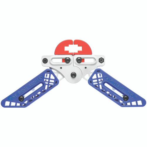 Pine Ridge Kwik Stand Bow Support White/Red/Blue