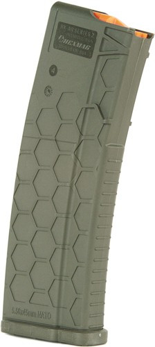 15RD OD GREEN POLYMER SERIES 2HEXMAG MAGAZINE AR-15 5.56X45 