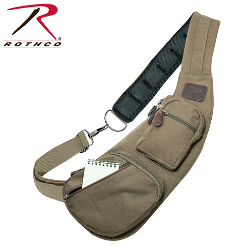 Rothco Crossbody Canvas Sling Bag Rothco Crossbody Canvas Sling Bag