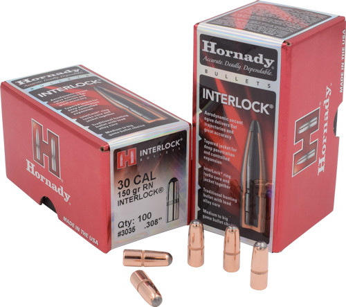 150GR JSP-RN 100CT 25BX/CSHORNADY BULLETS 30 CAL .308 