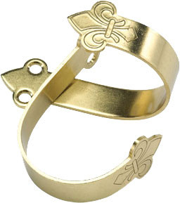 CURVED WITH FELT LININGTRADITIONS GUN HANGERS BRASS 