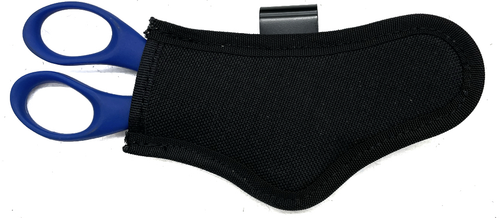 Nylon Left Side Leather Scissor Holder w/ Clip