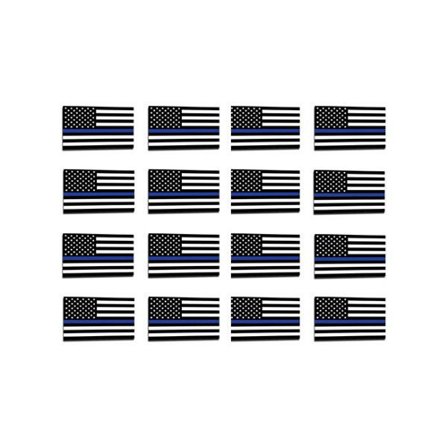 Thin Green Line Stickers, 2.5 x 4.5 inches