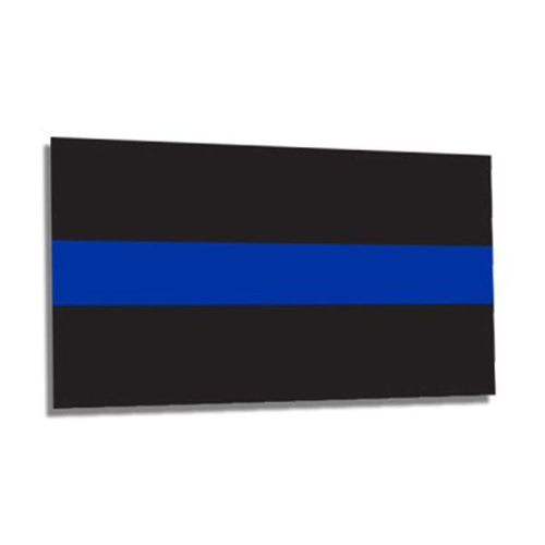 Thin Green Line Stickers, 2.5 x 4.5 inches