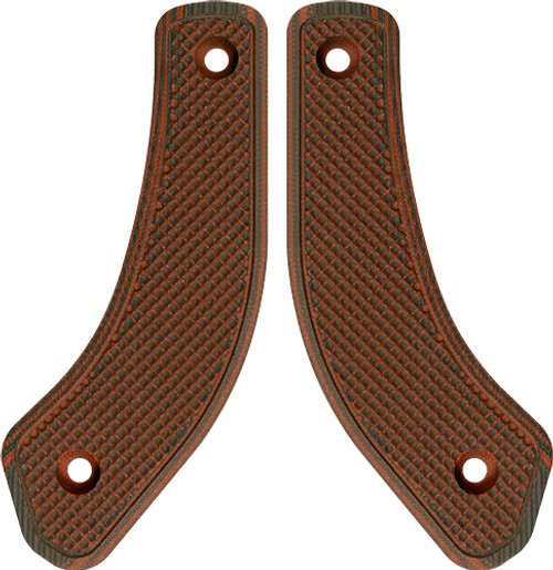 GRIP PANEL RED / BLACKMI LEVER ACTION G10 PISTOL 