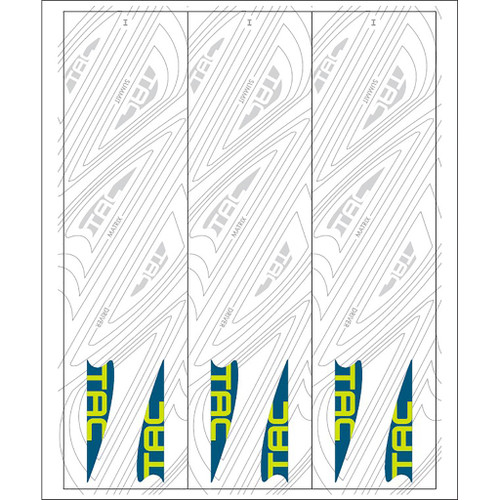 TAC Vanes Arrow Specific Wraps White Size I 5.5 13 pk.