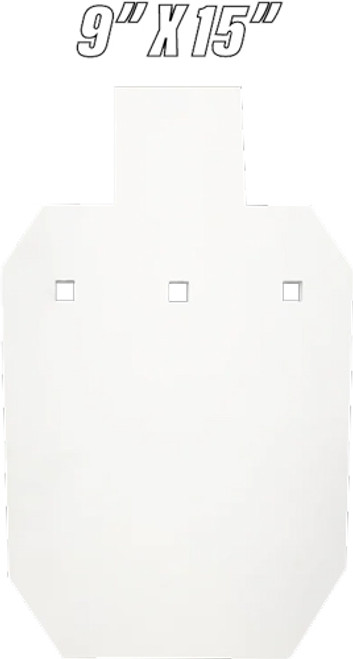 HALF SIZE 9"X15"-3/8" THICKBASH TARGET AR500 SILHOUETTE 