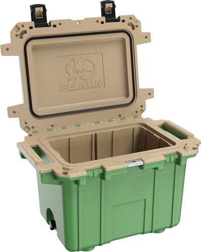 HUNTER GREEN/TANPELICAN COOLERS IM 50 QUART 