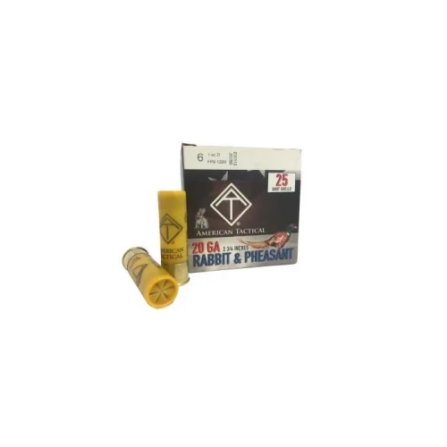 AMERICAN TACTICAL 20G GAME LOAD #6 1OZ 2.75" 25RD BX 250RD CASE