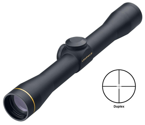 BLEMISHED Leupold Fixed Power FX-II Eye Relief Scout Rifle Scope - 2.5X28mm Duplex 22' 9.3" Matte