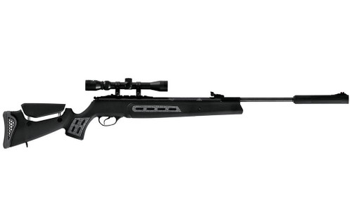 Hatsan Mod 125 Spring Sniper Combo Air Rifle 22 Cal 1200 FPS Black Syn