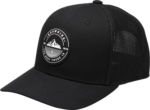 BACK BG CIRCLE LOGO CHARCOALBROWNING CAP SOUTH SLOPE MESH 