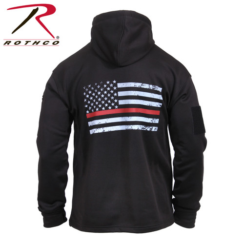 Rothco Concealed Carry Thin Red Line Hoodie