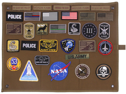 Rothco Hanging Roll-Up Morale Patch Board 