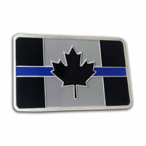 Vehicle Emblem - Thin Blue Line American Flag