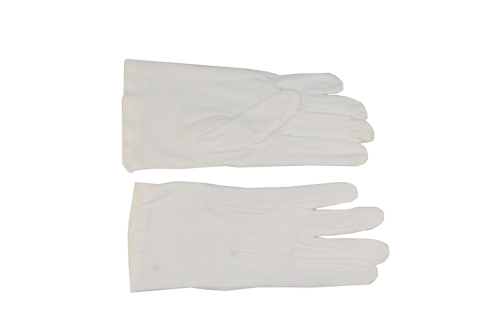Parade Slip-On Gloves - Grip Dots w/ Raised Pointing - White