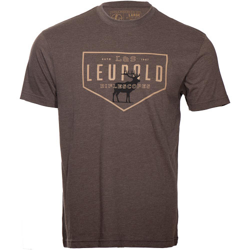 Leupold Bull Elk Short Sleeve Shirt Espresso 2XL