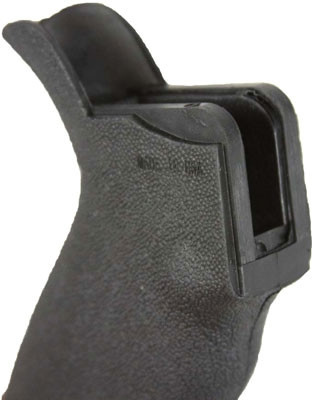 GRIP W/STORAGE BLACKJ&E TEXTURED RUBBERED PISTOL 