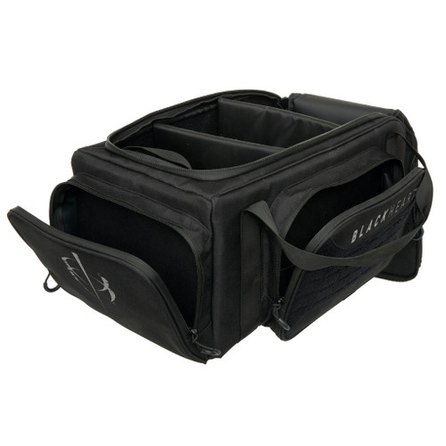 BlackHeart Impulse Range Bag with Ammo Carrier & Pistol Sleeve Black