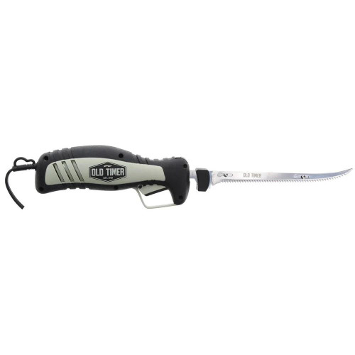 Old Timer 110 Volt Electric Fillet Knife 8" Blade Black and Grey