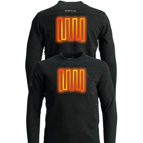 ScentLok BE:1 Trek Heated Base Shirt Blackout Black 2X-Large
