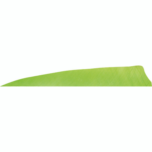 Gateway Shield Cut Feathers Charteuse 4 in. LW 50 pk.