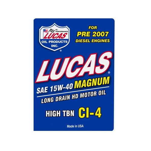 SAE 15W-40 Magnum High TBN CI-4 Motor Oil