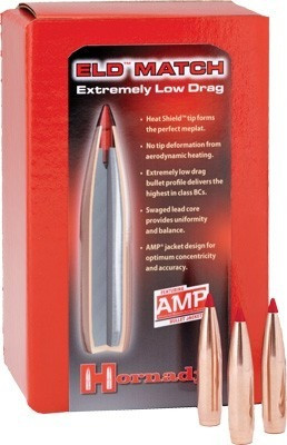 Hornady .308 inches 208gr Polymer Tipped Boat Tail Bullets 100 Count