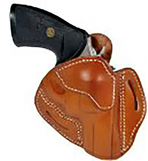 REVOLVER HOLSTER  SZ 4.3 SIGNATURE BRN RH