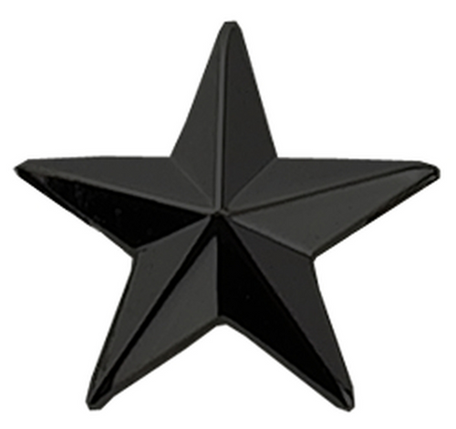 1 Star Pin 1'' High - Pair