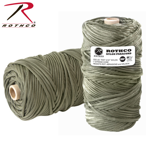 Rothco Nylon Paracord 550lb 300 Ft Tube