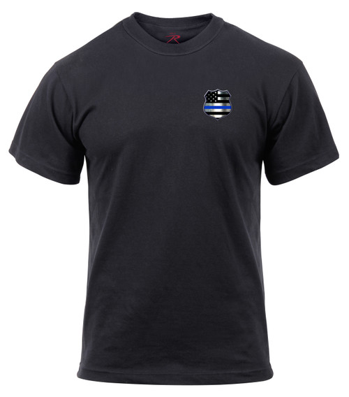 Rothco Thin Blue Line Shield T-Shirt