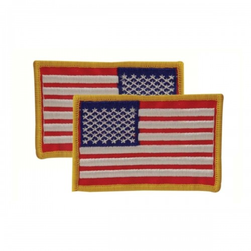 Embroidered USA Military Flag Patches