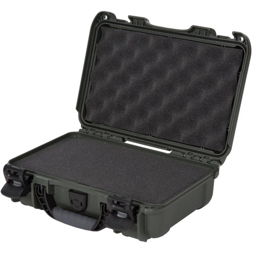 Nanuk Pistol and Accessory Hard Case w/Foam Olive 11.4 in. x 7 in. x 3.6 in