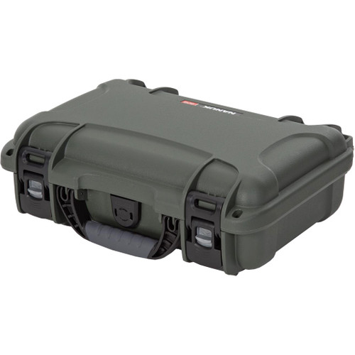 Nanuk Pistol and Accessory Hard Case w/Foam Olive 11.4 in. x 7 in. x 3.6 in