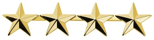 4 Star Pin 1/2'' High - Pair