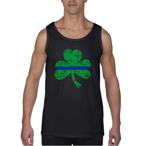 Thin Blue Line Tank, Shamrock
