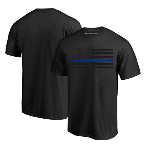 Shirt - Flag, Black, Thin Blue Line
