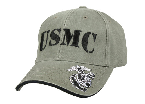 Rothco Deluxe Vintage USMC Embroidered Low Pro Cap