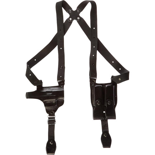 Tagua Gun and Mag Shoulder Holster for Cold 1911 4" Black RH